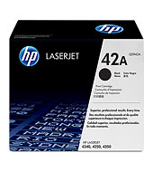 HP 42A Black LaserJet Toner Cartridge - HP Black and White Laser Toner Printer Cartridges