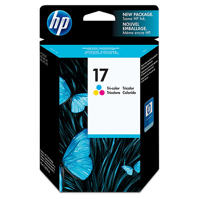 HP 17 Tri-color Inkjet Print Cartridge - HP Inkjet Printer Cartridges and Ink Supplies