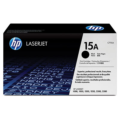 HP 15A Black LaserJet Toner Cartridge - HP Black and White Laser Toner Printer Cartridges