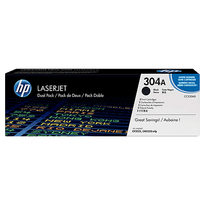 Toner Cartridge - No 304A - 3.5k Pages - Black - Dual Pack