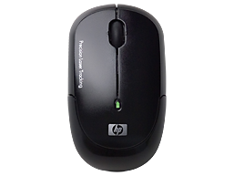 HP Black Wireless Laser Mini Mouse