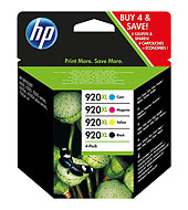 HP 920XL C2N92AE No 920XL fekete/ciánkék/bíbor/sárga Officejet 6000 6500 7000 7500 tintapatron kombinált csomag (1200/3*700 old.) HP 920XL C2N92AE No 920XL fekete/ciánkék/bíbor/sárga Officejet 6000 6500 7000 7500 tintapatron kombinált csomag (1200/3*700 old.)