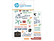 HP 6RW46A Moment Makers Clear Travel Stickers HP 6RW46A Moment Makers Clear Travel Stickers